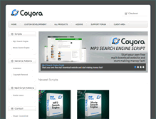 Tablet Screenshot of coyora.com